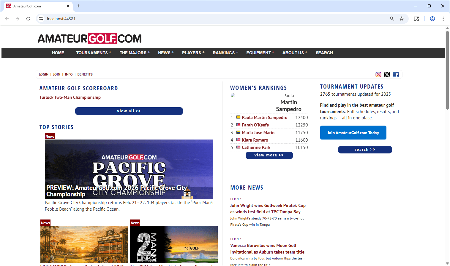 Home & Login — Legacy version (1 of 2)